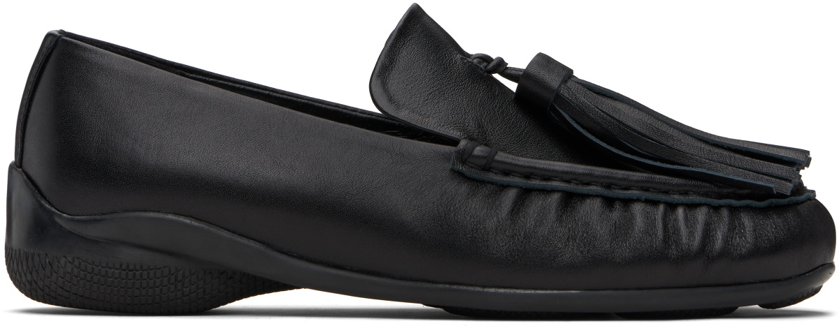 OPEN YY Black Tassel Loafers