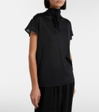 Lemaire Scarf-detail jersey top