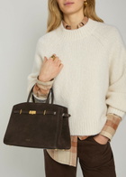 Demellier The Hudson Midi Grained Leather top Handle bag - Dark Brown - One Size