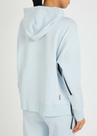 ON Logo Stretch-jersey Hooded Sweatshirt Light Blue