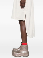 LOEWE White Striped Cotton Shirt Dress