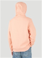 Embroidered Logo Hooded Sweatshirt in Pink