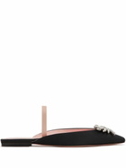Pīferi Black Drizella Crystal Mules
