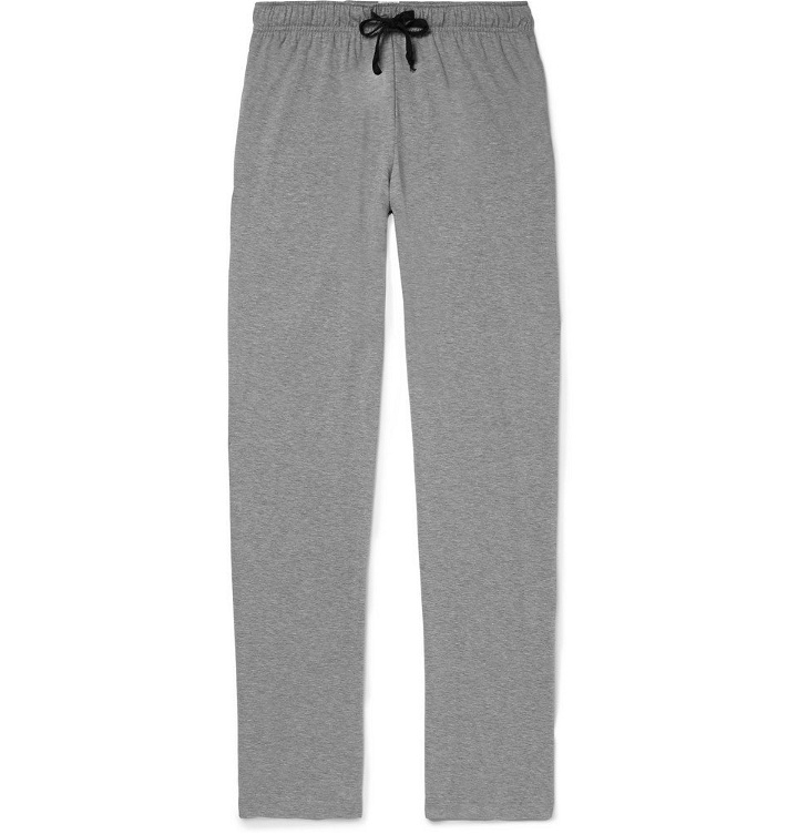 Photo: Schiesser - Cotton-Jersey Pyjama Trousers - Gray
