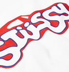 Stüssy - Logo-Print Cotton-Jersey T-Shirt - White