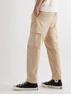 NN07 - Armie Cropped Tapered Organic Cotton-Blend Cargo Trousers - Neutrals