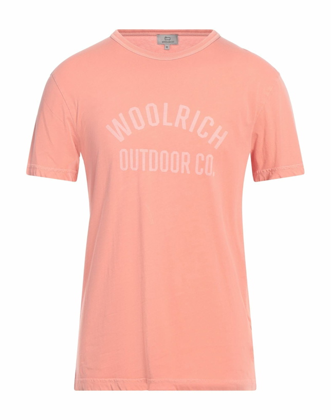 Photo: Woolrich Mens T-shirt in Salmon pink