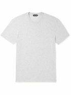 TOM FORD - Cotton-Blend Jersey T-Shirt - Gray
