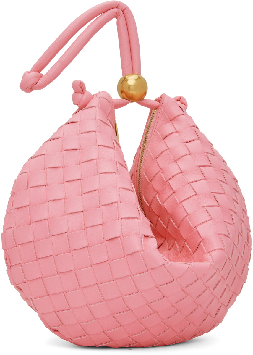 Bottega Veneta Pink Medium Turn Pouch Bottega Veneta