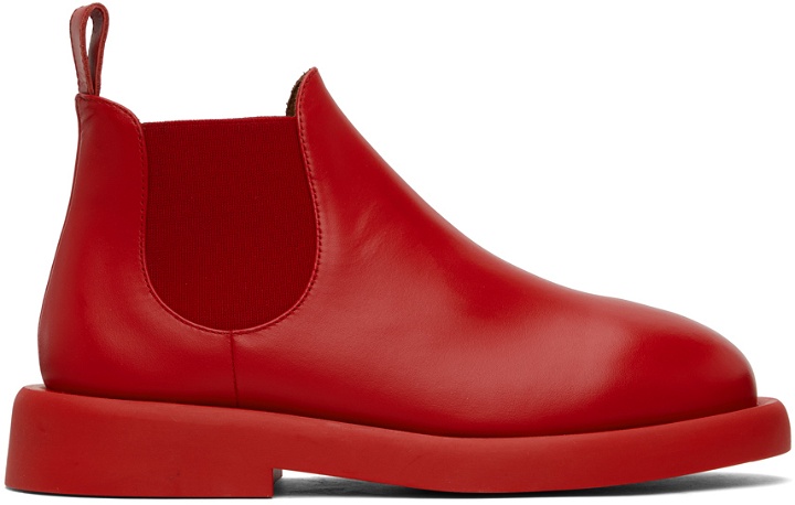 Photo: Marsèll Red Gomme Gommello Chelsea Boots