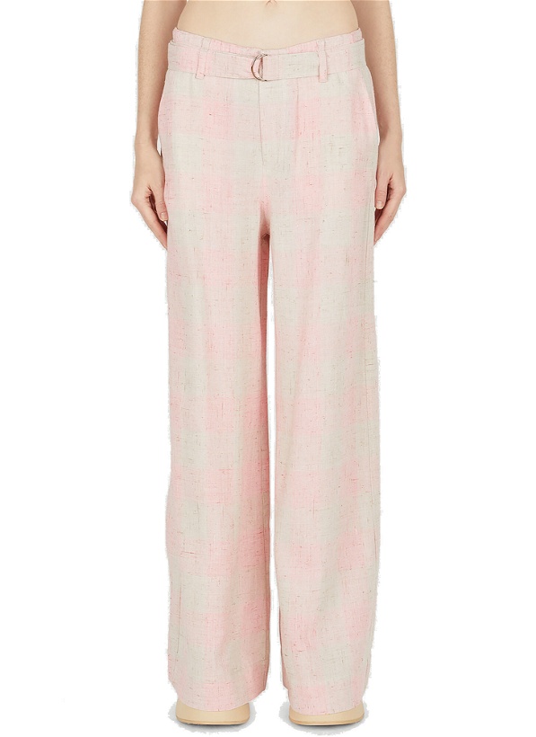 Photo: Ada Check Pants in Pink