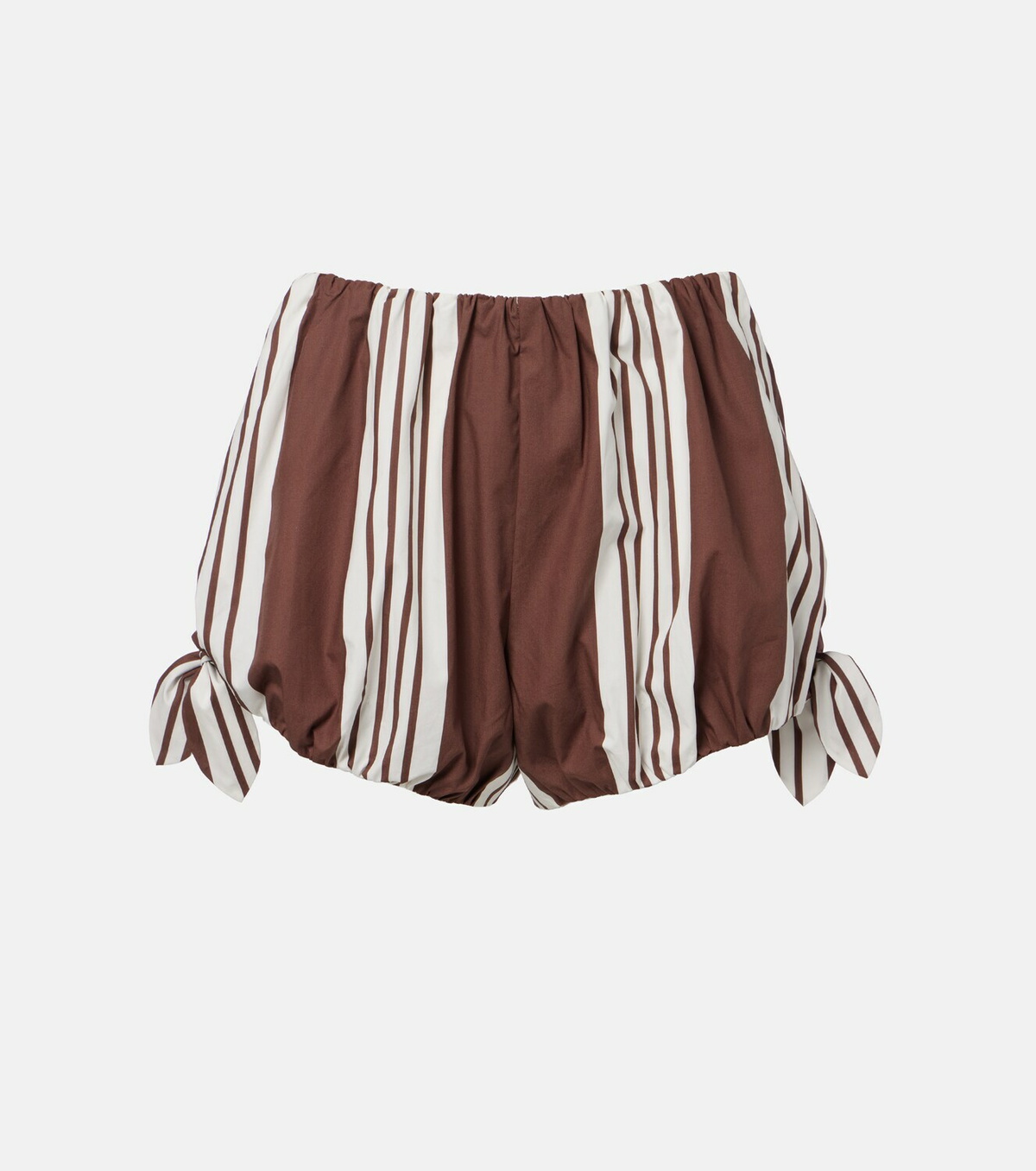 Posse Rosie striped cotton shorts
