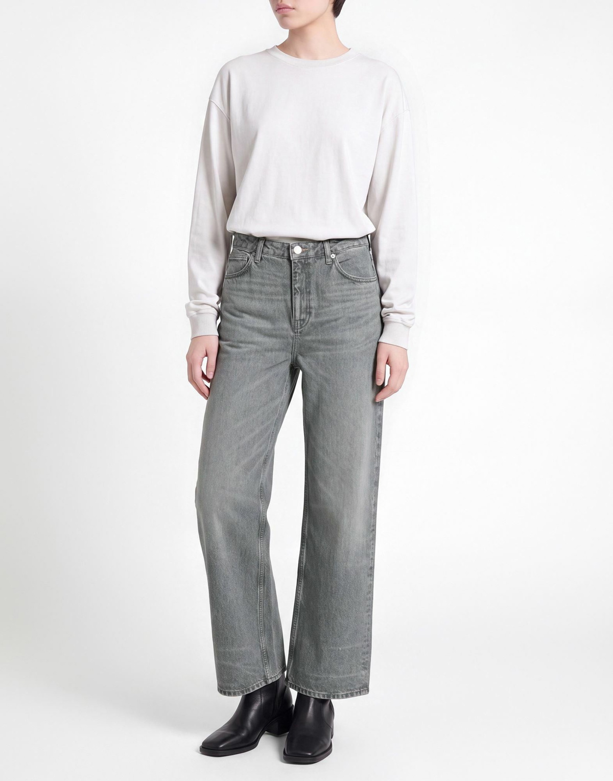 Skall Studio Womens Jeans in Grey
