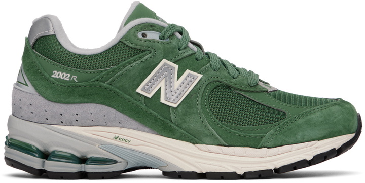 Photo: New Balance Green & Gray 2002R Sneakers