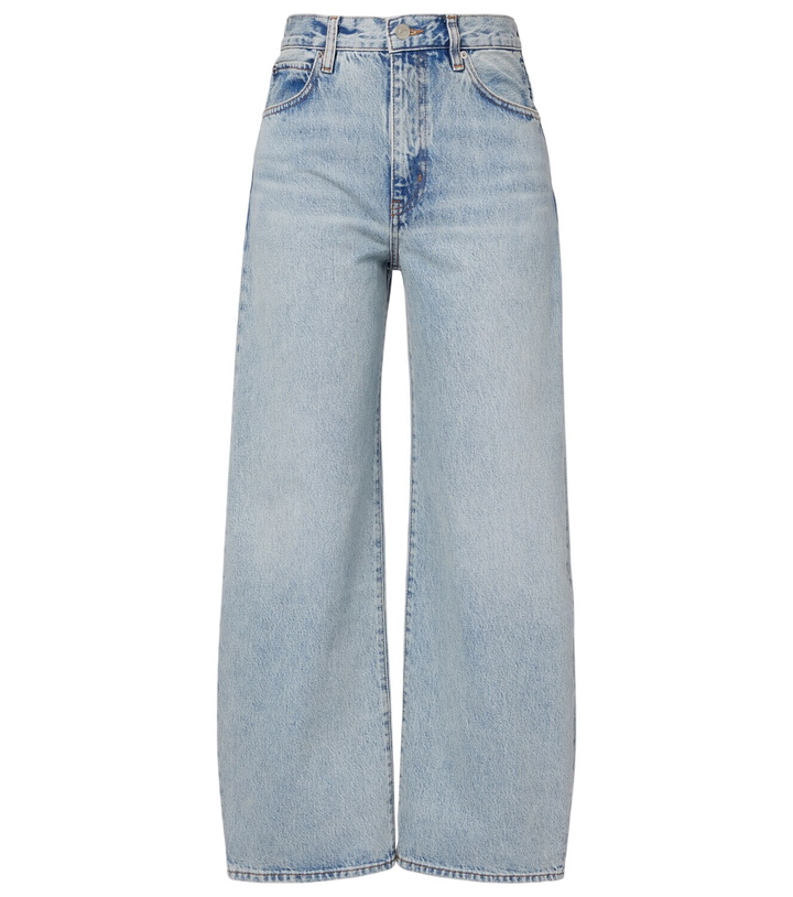 Photo: Frame The Bow Crop barrel-leg jeans