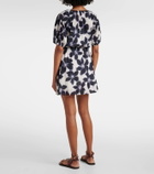 Velvet Hazel floral cotton voile minidress
