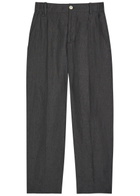 Jacquemus Le Pantalon Croisiere Straight-leg Cotton Trousers Dark Grey