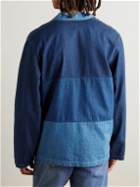 KAPITAL - Kakashi Patchwork Denim Jacket - Blue