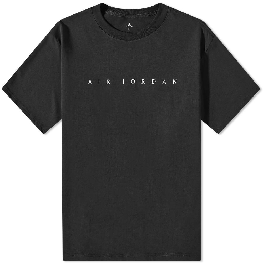Photo: Air Jordan x Union T-Shirt in Black/Coconut Milk