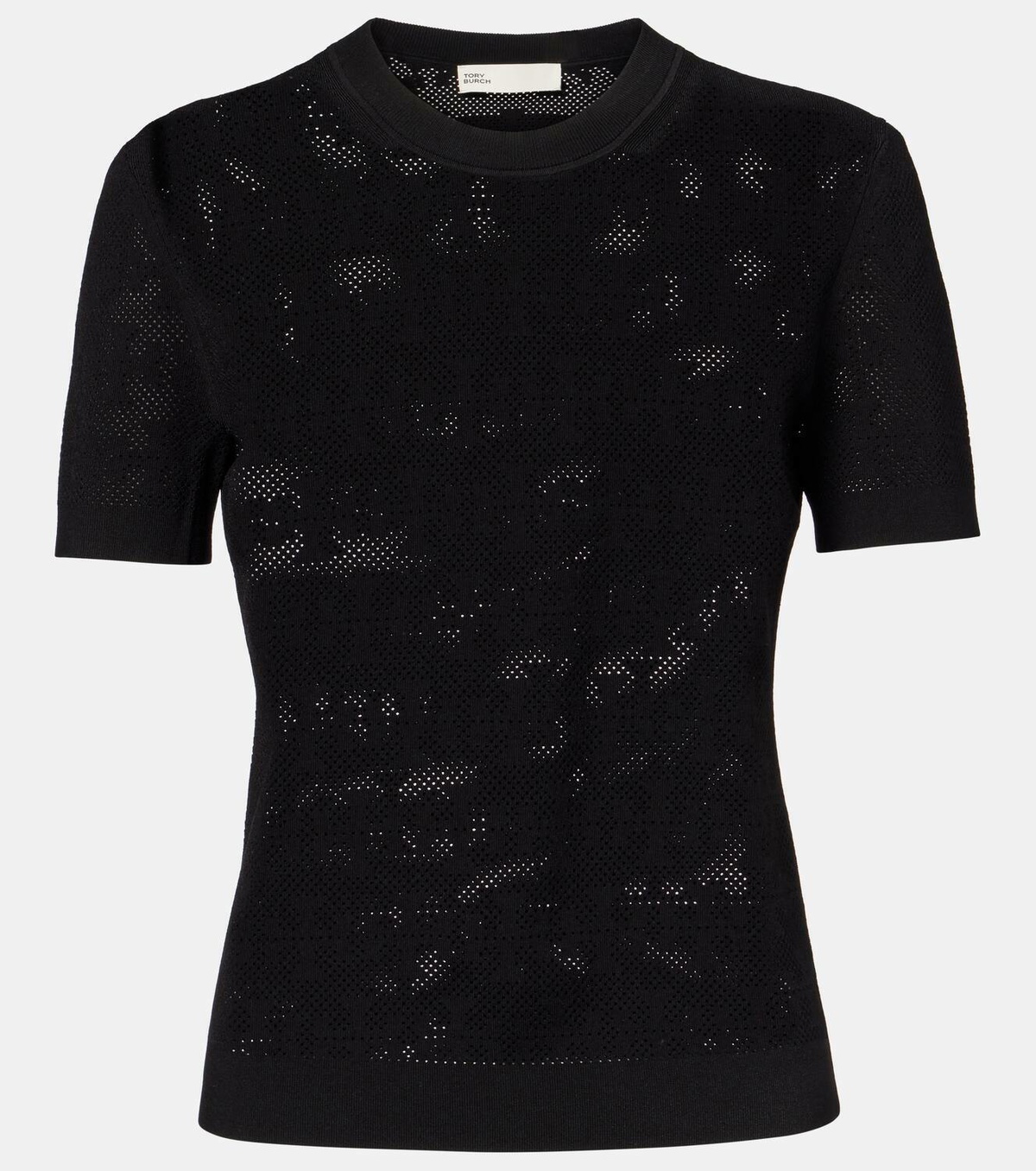 Tory Burch T Monogram jacquard T-shirt
