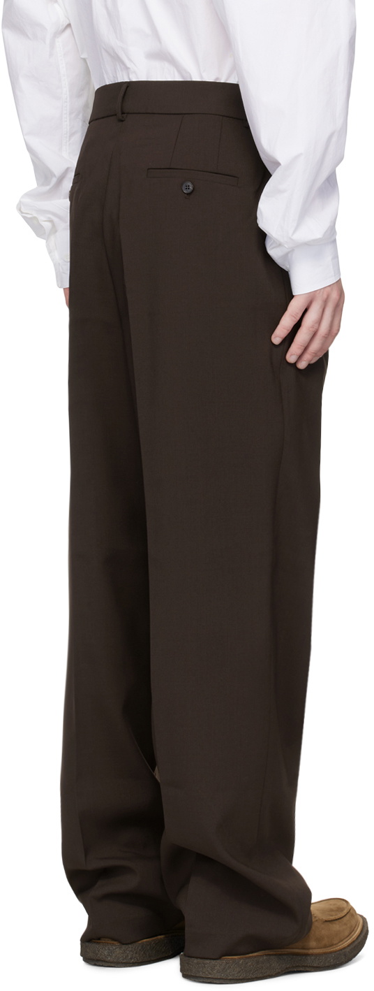 The Frankie Shop Brown Beo Trousers