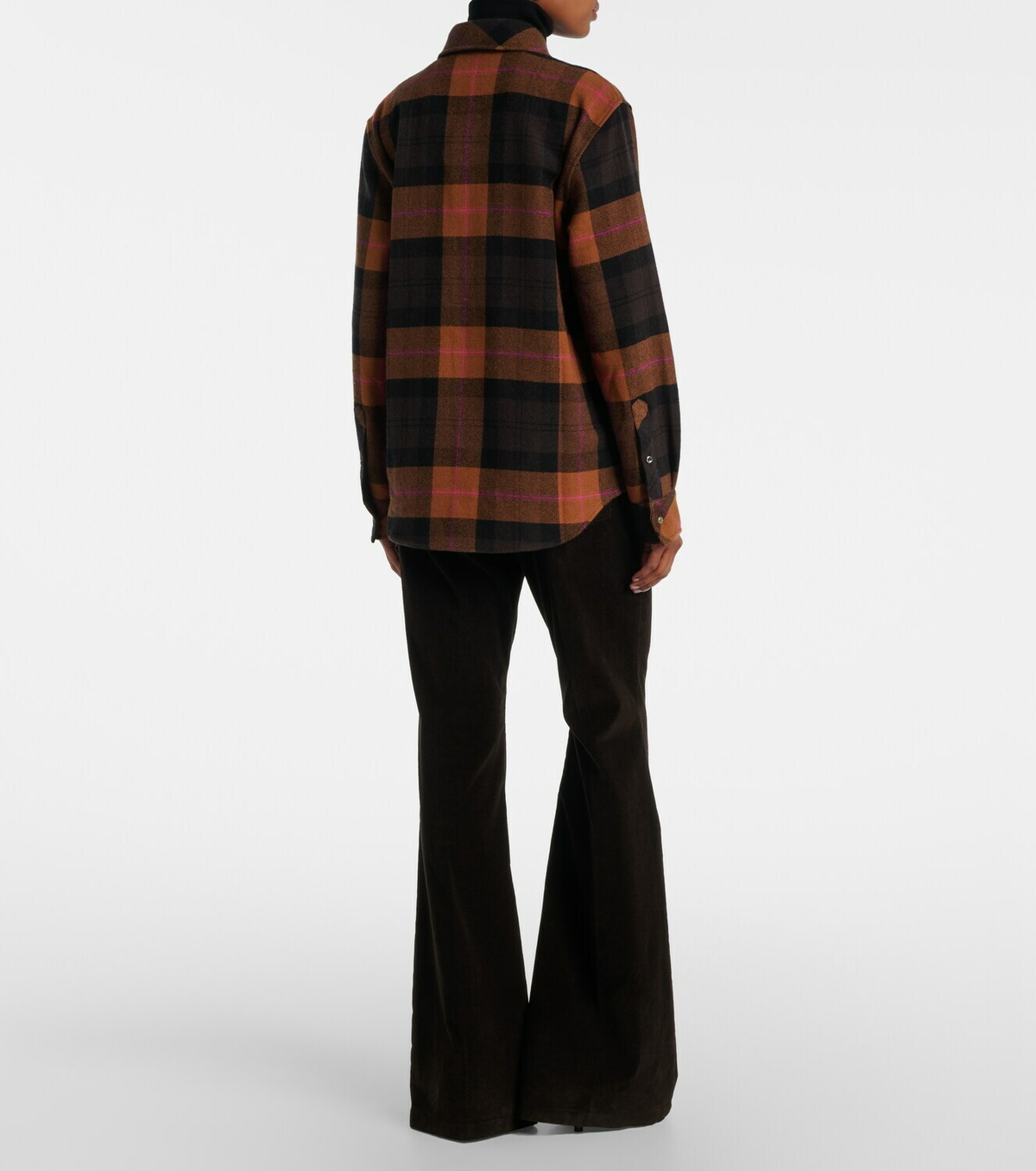 God's True Cashmere Checked cashmere shirt