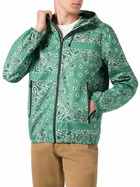 MC2 Saint Barth Man Hooded Lightweight Windbreaker With Bandanna Print