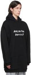 Sankuanz Black 'Are You Free From Sin' Hoodie