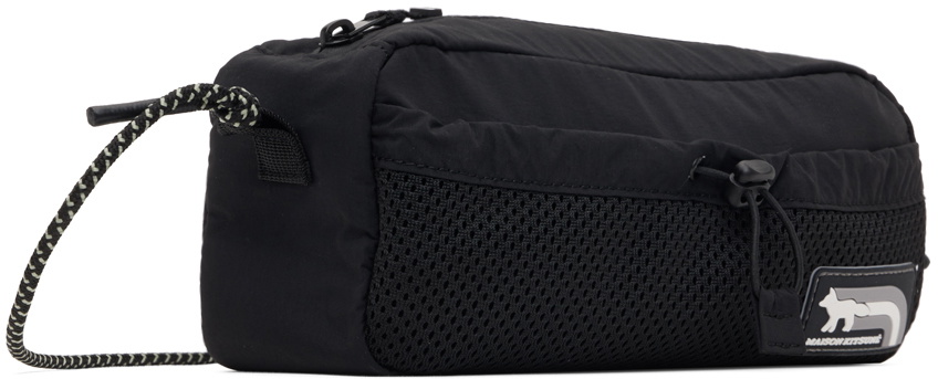 Maison Kitsuné Black Flash Fox Bag