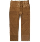 Engineered Garments - Patchwork Cotton-Corduroy Trousers - Tan