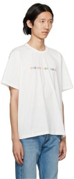 SUNNEI White 'Everyday I Wear Sunnei' T-Shirt