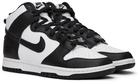 Nike Black & White Dunk Hi Retro Sneakers