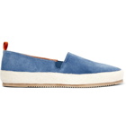 Mulo - Suede Espadrilles - Cobalt blue