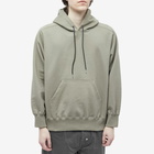 Sacai Men's S Logo Split Seam Hoody in Light Khaki