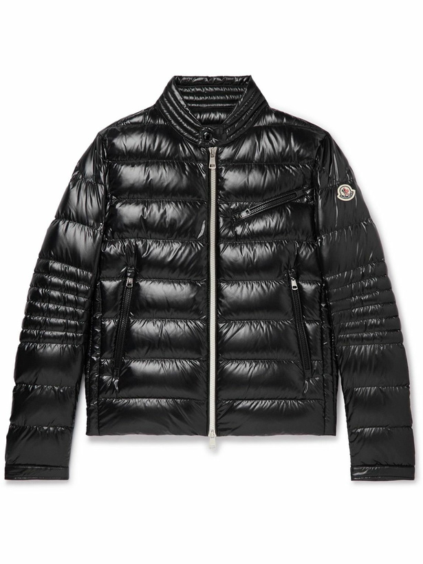 Photo: Moncler - Berriat Logo-Appliquéd Quilted Nylon Down Jacket - Black