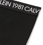 Calvin Klein Underwear - 1981 Stretch-Cotton Briefs - Black