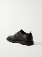 Officine Creative - Hopkins Flexi 208 Full-Grain Glossed-Leather Derby Shoes - Brown