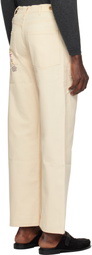 Small Talk Studio Off-White Drawn Keychain Jeans