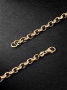 Foundrae - Heavy 18-Karat Gold Diamond Necklace
