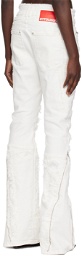 Ottolinger White Frayed Jeans