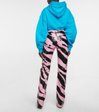 The Attico - Zebra-print leather pants