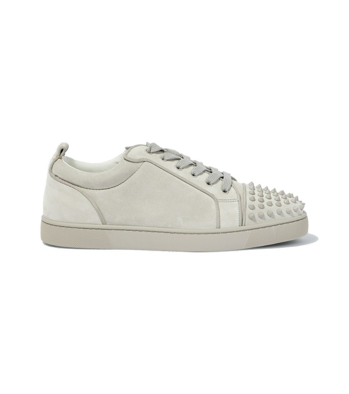 Photo: Christian Louboutin - Louis Junior Spikes suede sneakers