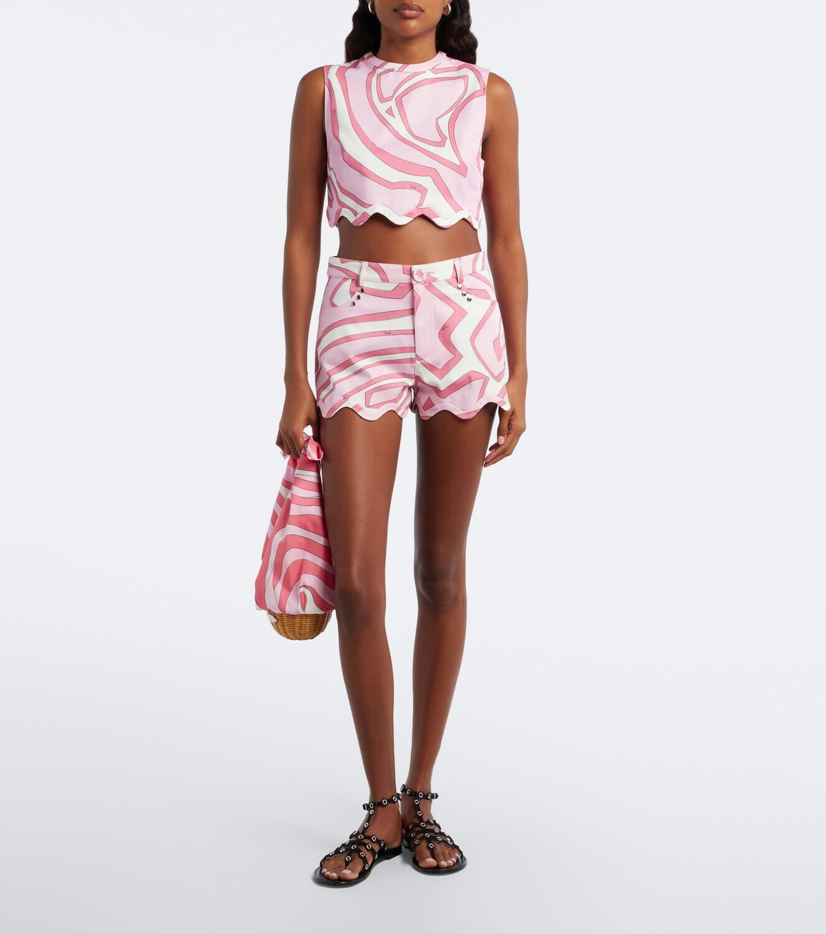 Pucci Labirinto cotton-blend shorts