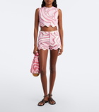 Pucci Labirinto cotton-blend shorts