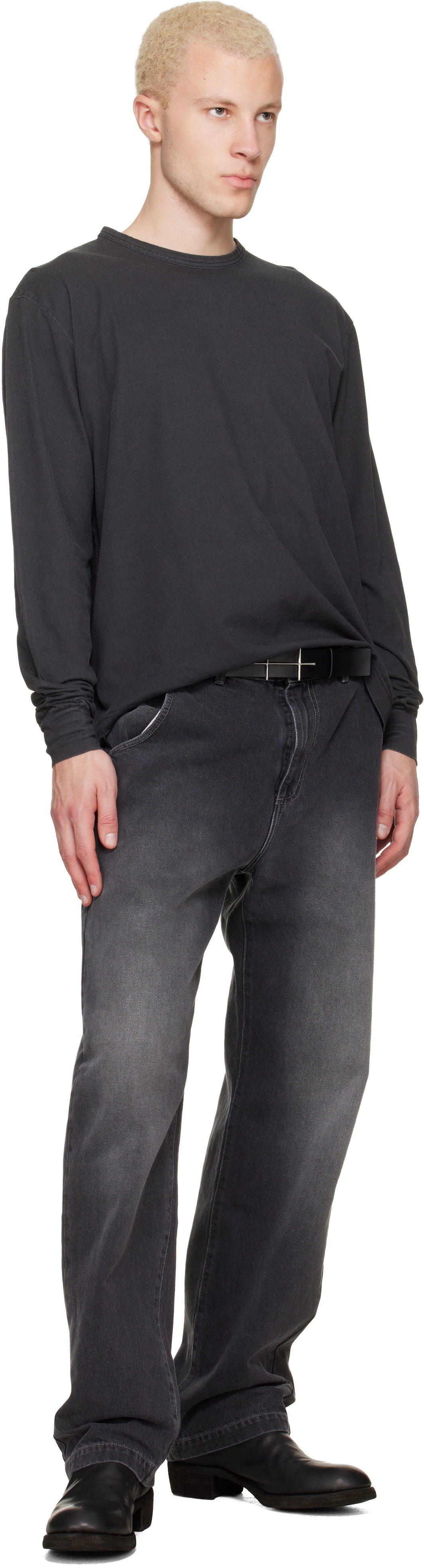 HELIOT EMIL Black H Belt