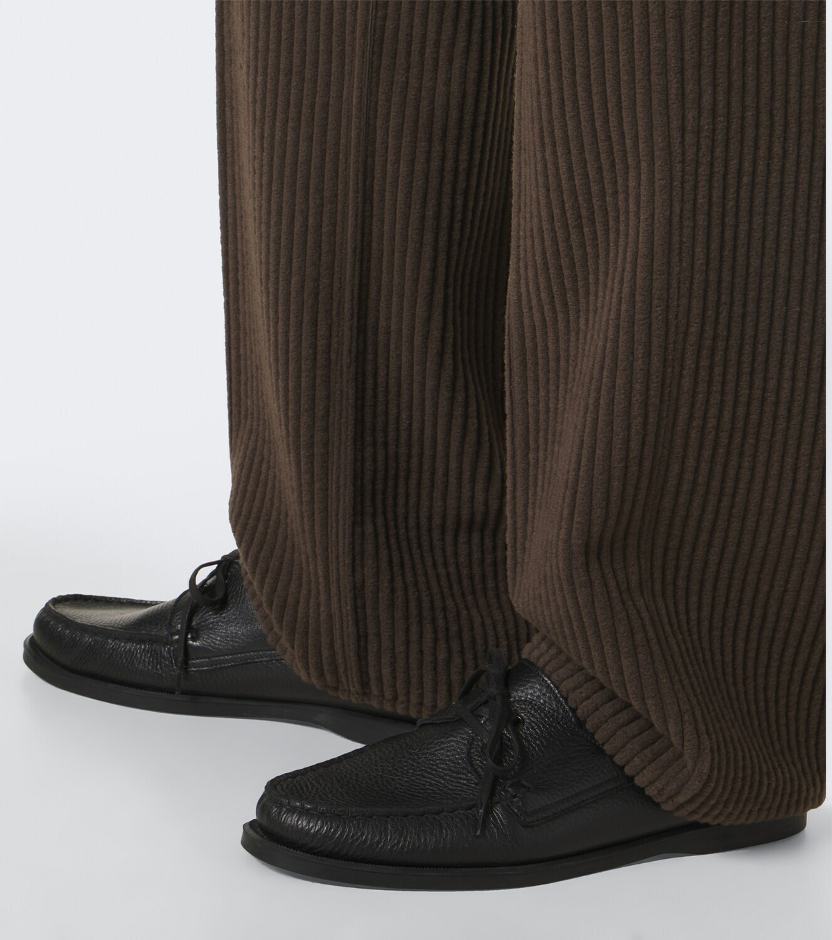 Auralee Wool and cashmere corduroy straight pants