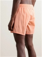CDLP - Straight-Leg Mid-Length Swim Shorts - Orange