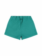 THE CAMPAMENTO Printed Cotton Sweat Shorts