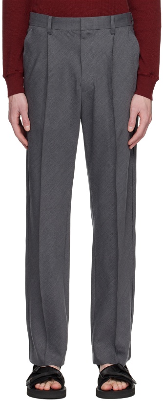 Photo: Undercoverism Gray Pinched Seam Trousers