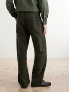 Massimo Alba - New Regata Straight-Leg Brushed Cotton Trousers - Green